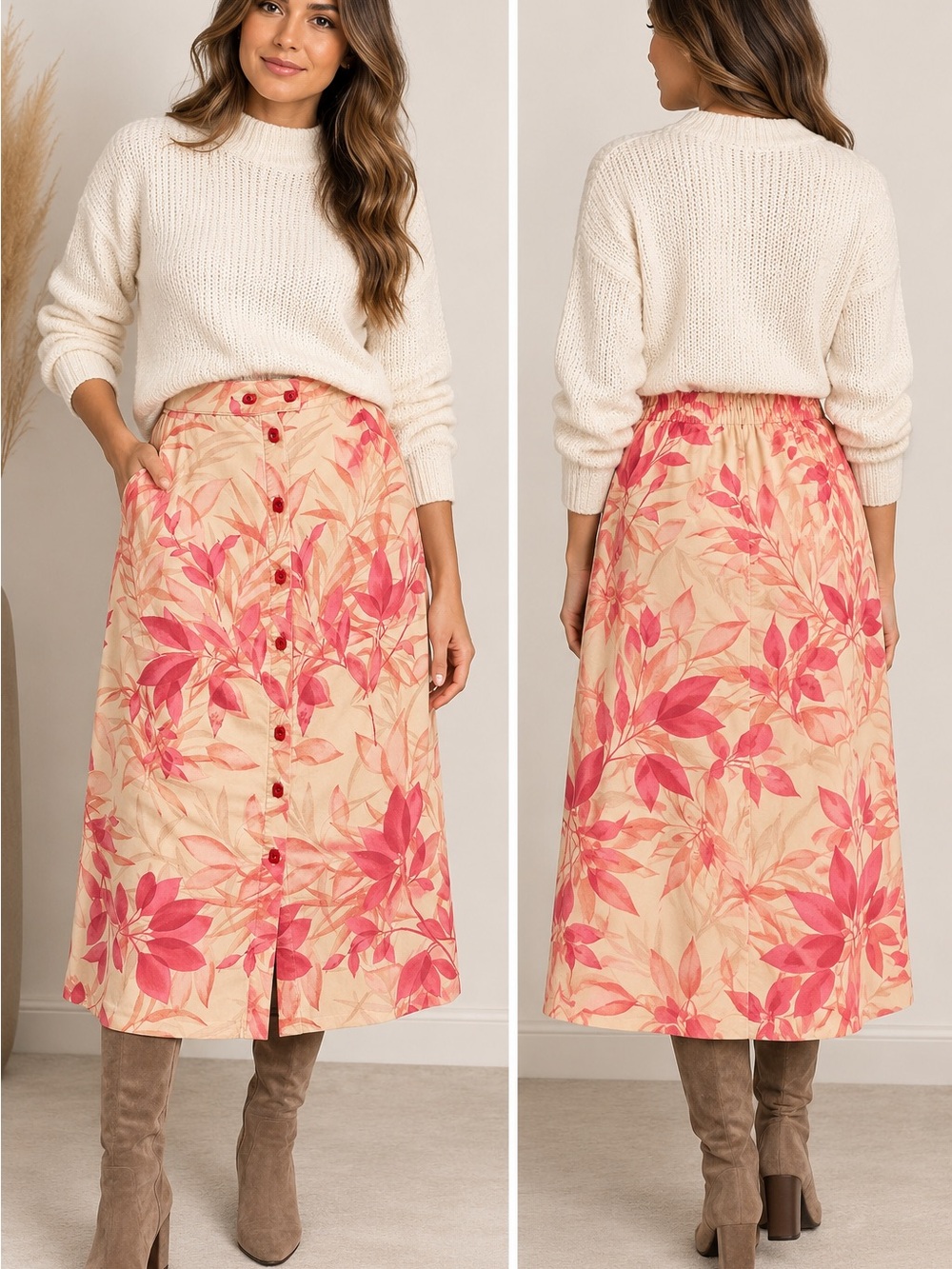 Napa Valley midi skirt